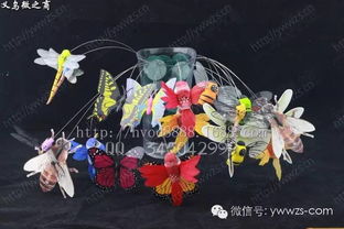 太陽(yáng)能蝴蝶 2017年火爆庭院裝飾新寵，揭秘義烏小商品展銷會(huì)上的新奇特精品